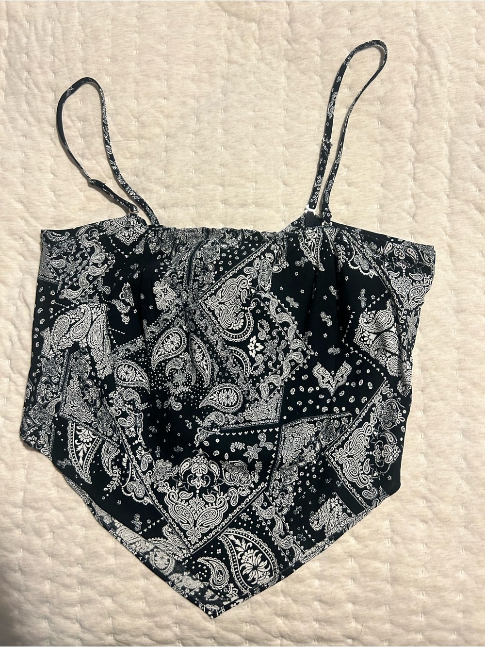 Wild Fable Tie Bandanna Tank